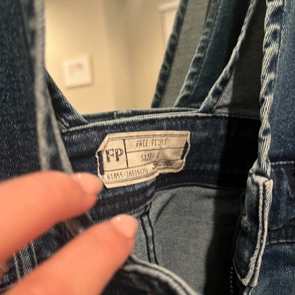 Free People A-line overalls - Picture 3 of 4